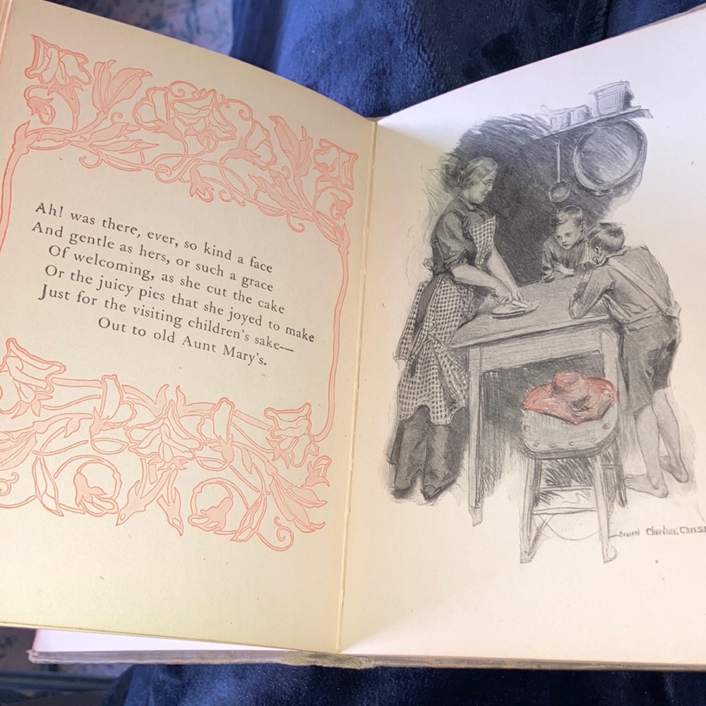 Antique Book Set: When They Were Boys & Out to Old Aunt Mary's - Picture 8 of 11